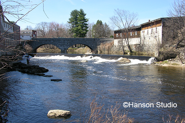 Milford, NH - Colonel John Shepard Bridge - Spring